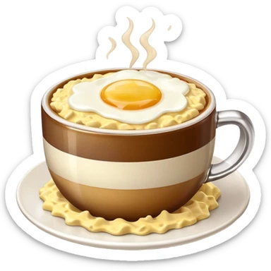 Protein Coffee + Egg Scramble sticker