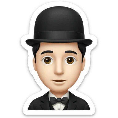 Charlie chaplin sticker