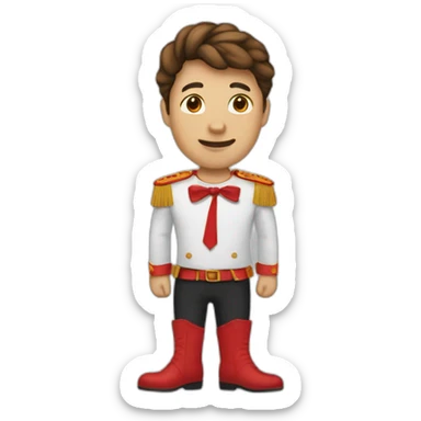 Un pied rouge sticker