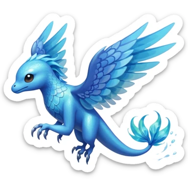 Elemental Flying-type-Water-type natural Pokémon-Fakémon-creature sticker