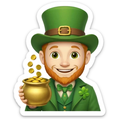 Leprechaun sticker