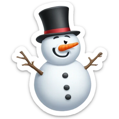 Snowman  sticker