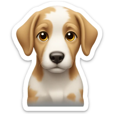 a genius puppy sticker