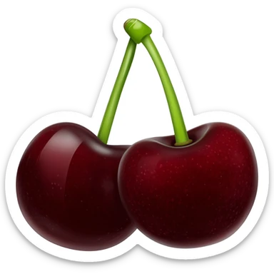 i want dark cherries with black sticker