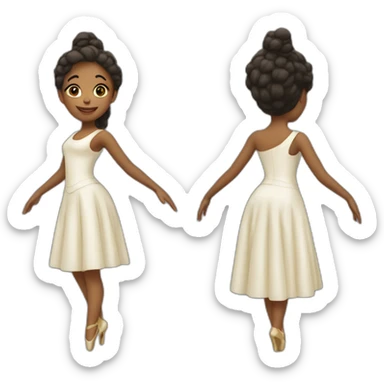 Danseuse classique sticker