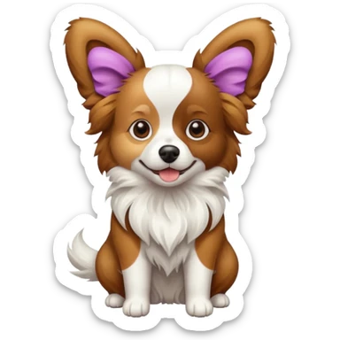 Lollipop and papion sticker