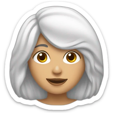 Mujer alegre sticker