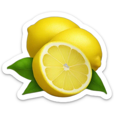 two lemons sticker