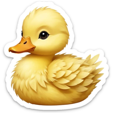 Duckling hatchling  sticker