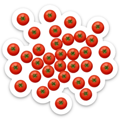 light red pepper corns  sticker