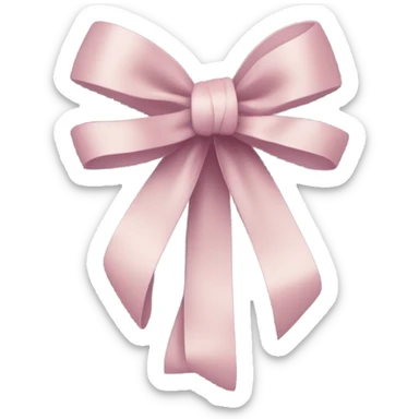 A cute coquette ribbon sticker