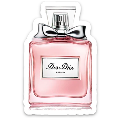 Miss dior perfume sticker