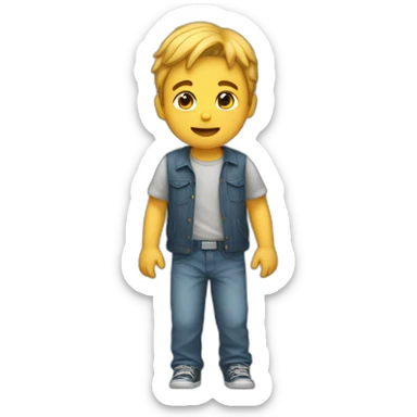 niño retando autoridad sticker