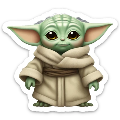 Baby yoda grogu sticker