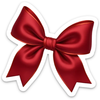 Bow Bordeaux sticker