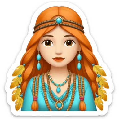 boho fashion sticker