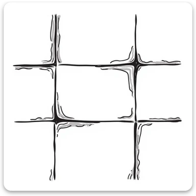 hand-drawn stone tile, top-down, sketchy lines, light gray, minimal detail, artistic style sticker