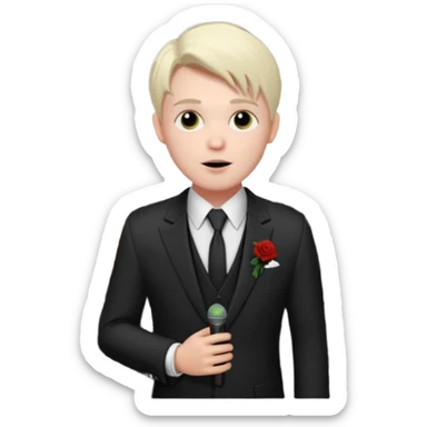 Chris motionless  🕸🦇🎃🥀⚰️🖤🪦🎶🎤🧑‍💼 sticker