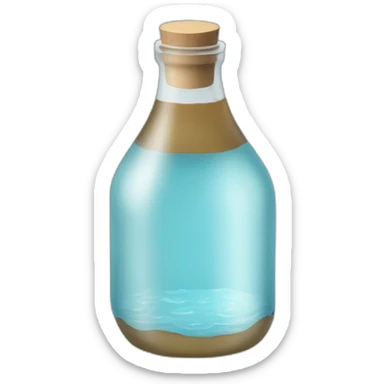 Bouteille d’eau cristalline  sticker