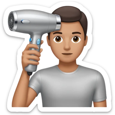 Assistant holding hairdryer




 sticker