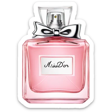 Miss dior perfume sticker