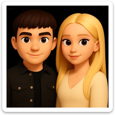 Change the shape of the girl's blouse to a different style while keeping the 3D emoji look and her overall appearance the same. Maintain the 3D emoji style characteristics in the edit. sticker