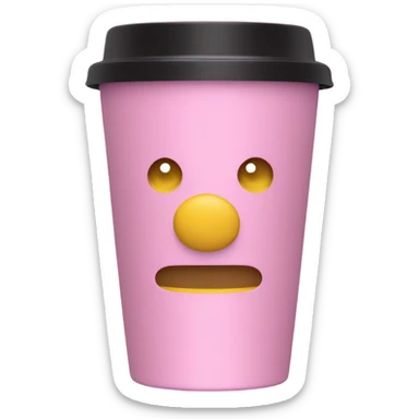 a pink stanley brand insulated cup sticker