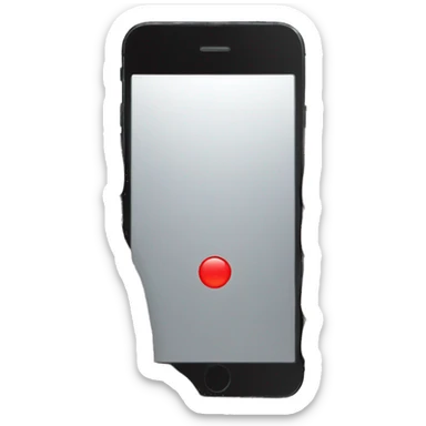 front side iPhone 16 in man hand sticker