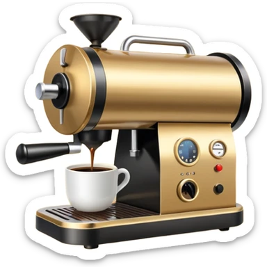 industrial coffee roast machine sticker