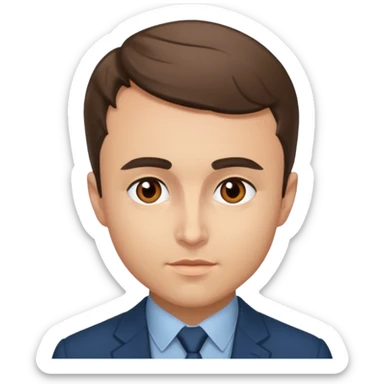 charlie kirk with heart eyes sticker