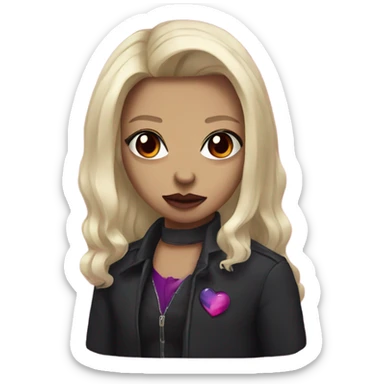 i want a vampire with a bisexual pin on her chest sticker