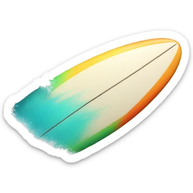 Surf board sticker
