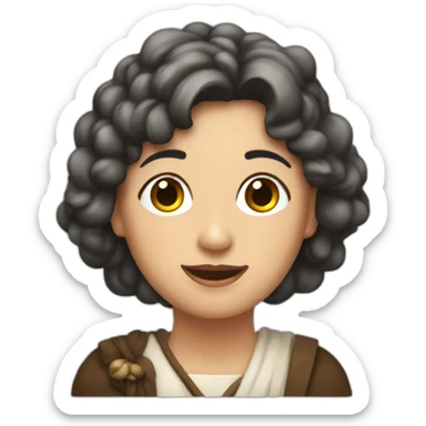 Maestra Teresa contenta sticker