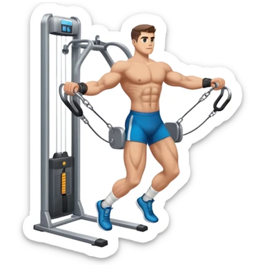 standing cable-machine-leg-raise with ankle-cuffs sticker