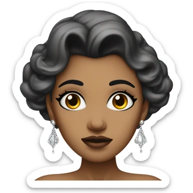 diva crying  sticker