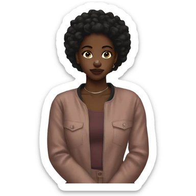 black girl aesthetic sticker