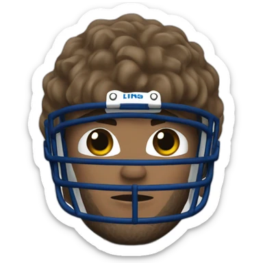 detroit lions football player sticker