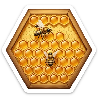 bee hive sticker