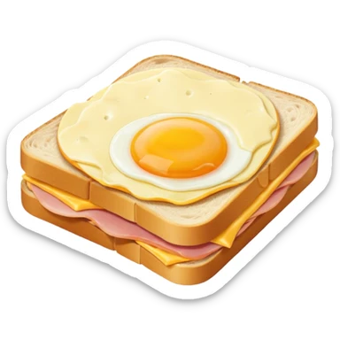 ham egg and cheese sandwich with the egg inside the sandwich not on top sticker