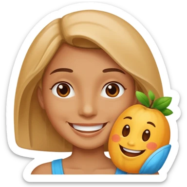 healthy person sticker