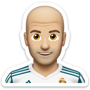 Zinedine Zidane sticker