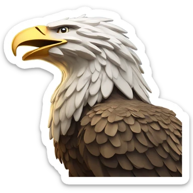 Horse riding a eagle  sticker