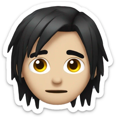 Emo guy sticker