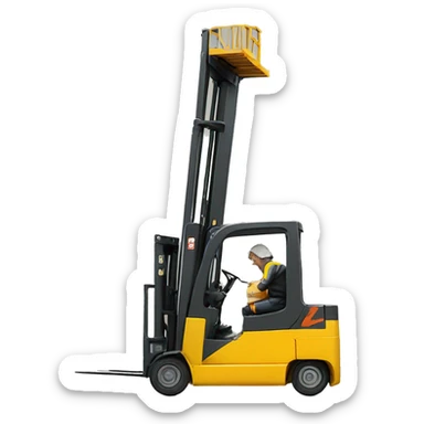 Reach truck sticker