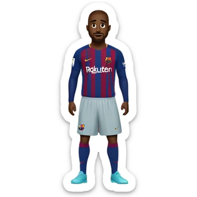 Qui embrasse le maillot du Barça sticker