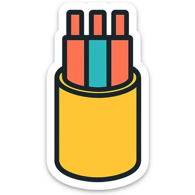 wire icon, stylized, abstract, suitable for UI sticker