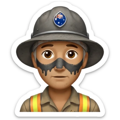 australlian man died in australlian fire sticker