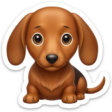 Perro salchicha sticker