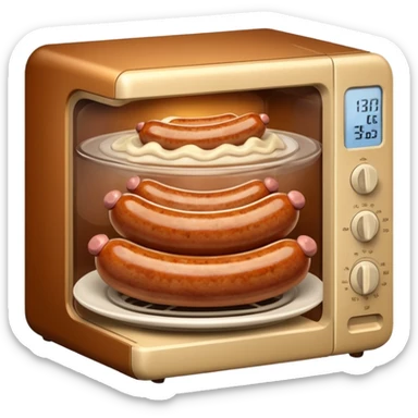sausage microwave sticker