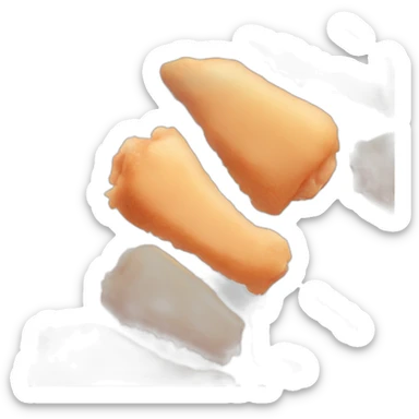 Chicken fillet raw sticker